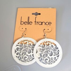 Belle France Women's Hoop Earrings